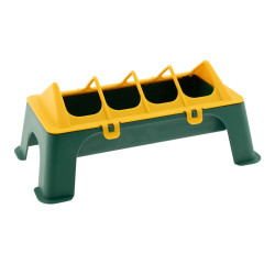 Žlabové krmítko plastové pro drůbež - 30 cm - vyvýšené