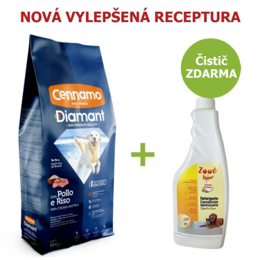 Granule pro psy Diamant Dog Adult Kuřecí 15 kg + ČISTIČ ZDARMA