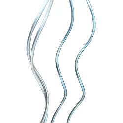 Opěra na rajčata SPIRALA stříbrná 6,5mm, 180cm