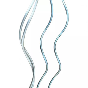 Opěra na rajčata SPIRALA stříbrná 6,5mm, 180cm