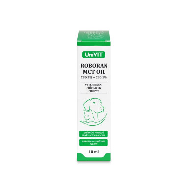 ROBORAN MCT OIL CBD 2%+CBG 1% 10 ML po expiraci