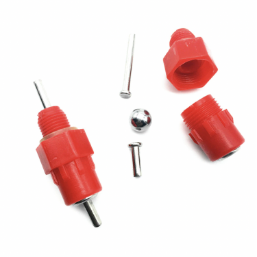 Plastový nipl, červený, 1/8", 3 mm nipl AGROFORTEL