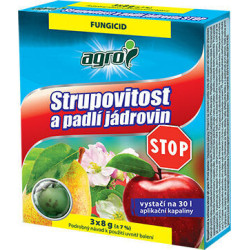 Strupovitost a padlí jádrovin STOP 3x8 g