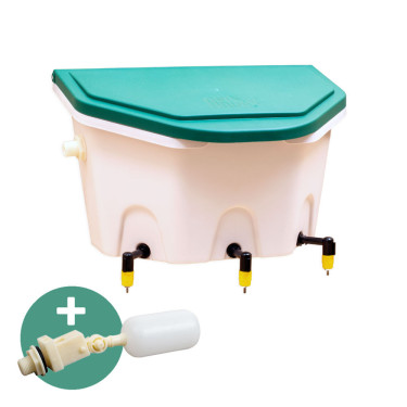 AviAqua 8L automatická napáječka + 3 niply, s plovákem