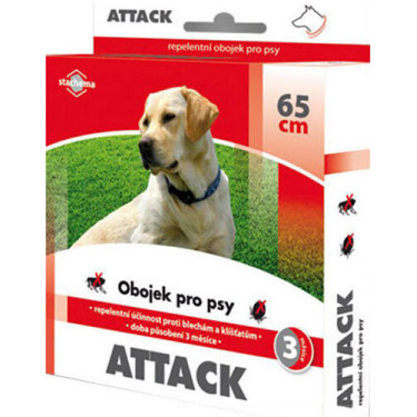 Attack Obojek pro psy hnědý 65 cm