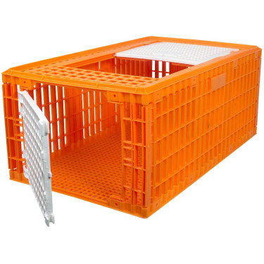 Přepravní box na drůbež - 2 dvířka, 97 x 58 x 42 cm