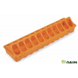Žlabové krmítko - plastové pro drůbež - 50 cm
