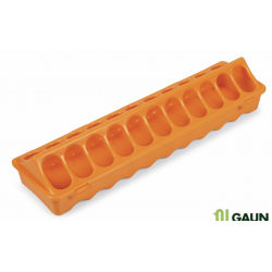 Žlabové krmítko - plastové pro drůbež - 50 cm