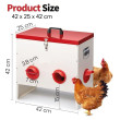 Násypné kovové krmítko AGF-06 - na 20 kg krmiva