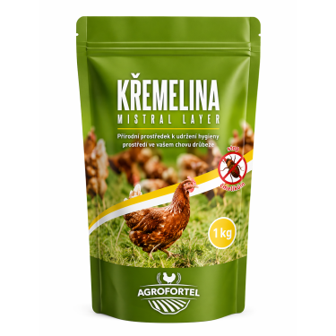 Obohacená křemelina pro drůbež 1 kg - AGF Galimite Layer