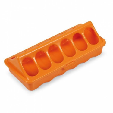 Žlabové krmítko plastové pro drůbež - 30 cm