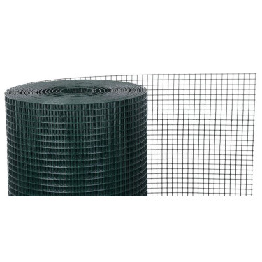 Pletivo PVC 1000/25x25/2,5 mm, 25 m, zelené, čtyřhranné, zahradní, chovatelské