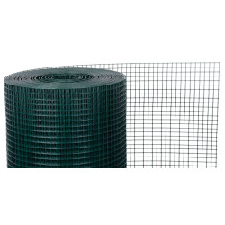 Pletivo PVC 500/16x16/1,2 mm, 10 m, zelené, čtyřhranné, zahradní, chovatelské