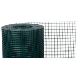 Pletivo PVC 1000/19x19/1,45 mm, 10 m, zelené, čtyřhranné, zahradní, chovatelské