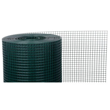Pletivo PVC 1000/19x19/1,45 mm, 10 m, zelené, čtyřhranné, zahradní, chovatelské