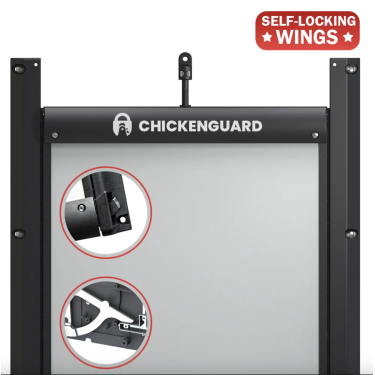 Bezpečnostní dvířka s pojistkou ke kurníku CHICKEN GUARD DOOR 25x30