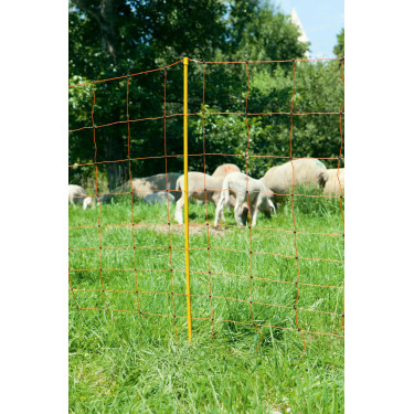 OviNet síť pro ovce, oranžová, výška 90 cm, dvojitý hrot
