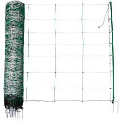 TitanNet síť pro ovce, 50 m × 108 cm, dvojitý hrot, bílo-zelená, AKO