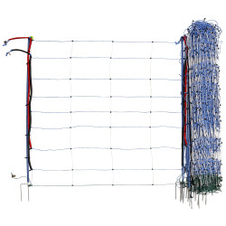 TitanNet Premium Vario, 50 m, bílo-modrá, 122 cm, dvojitý hrot
