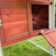 Dřevěný kurník MILÁNO RED MAXI, 2200x740x1200 mm
