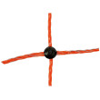 Síť vodivá pro drůbež 106 cm, 50 m, oranžová