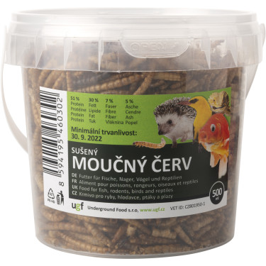 Moučný červ 0,5l (80g)