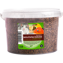 Peletky s moučným červem 3l (2kg)