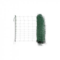 Síť pro elektrické ohradníky na ovce Ovinet 108 cm, 50 m, 2 hroty, zelená  