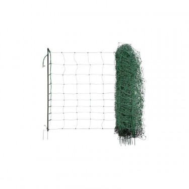 Síť pro elektrické ohradníky na ovce Ovinet 90 cm, 50 m, 2 hroty, zelená  