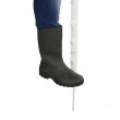 Tyčka - sloupek pro elektrický ohradník, plastová bílá, 105 cm, 1 nášlapka  