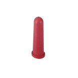 Cucák super napájecí pro telata, červený, 100 mm, kulatá díra, 4 mm  