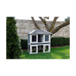 KERBL Králíkárna s výběhem VILLA - kotec pro králíky a jiné hlodavce, 118 x 68 x 118 cm  