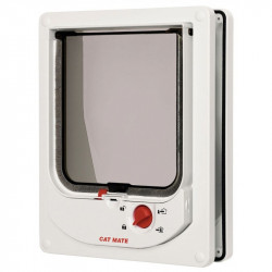 Dvířka pro kočku magnetická Cat Mate 4-way Cat-Flap, bílá  