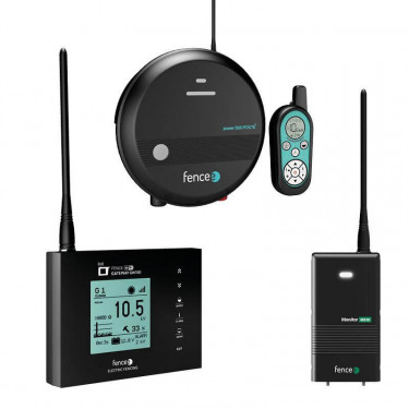 Set elektrického ohradníku chytrá farma - RF zdroj s ovladačem 7 J - centrální WiFi Gateway - Monitor MX10