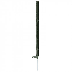 Tyčka - sloupek pro elektrický ohradník, plastová zelená, 70 cm  