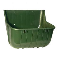 Žlab krmný pro koně/skot, 15 l, zelený  