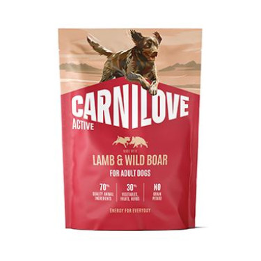 Carnilove Dog Active Dry Lamb&Wild Boar Adult AB 1,5kg