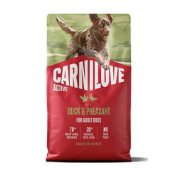 Carnilove Dog Active Dry Duck&Pheasant Adult AB 4kg