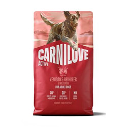 Carnilove Dog Active Dry Venis&Rein&Wild AdultAB 4kg