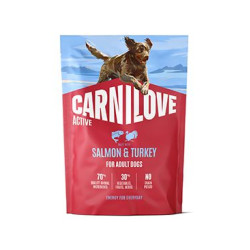 Carnilove Dog Active Dry Salmon&Turkey Adult AB 1,5kg