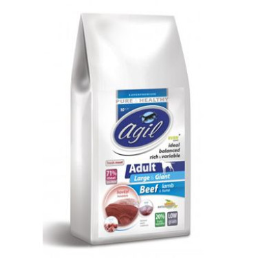 Agil Adult Large&Giant, Low Grain Beef,Lamb 10kg