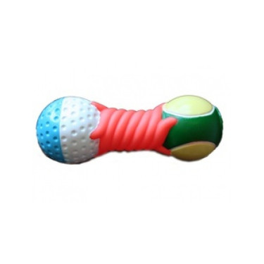 Hračka pro psy vinylová - činka Sports 14,5 cm  