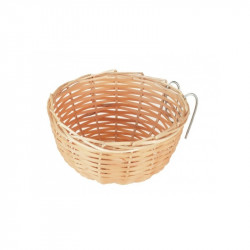 Hnízdo bambusové pro papoušky, kulaté, průměr 10 cm  