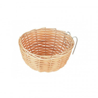 Hnízdo bambusové pro papoušky, kulaté, průměr 10 cm  