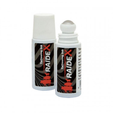 Tetovací barva RAIDEX ROLL ON 65ml černá