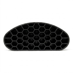 Blok plastový na paznehty 130x20 mm, černý  