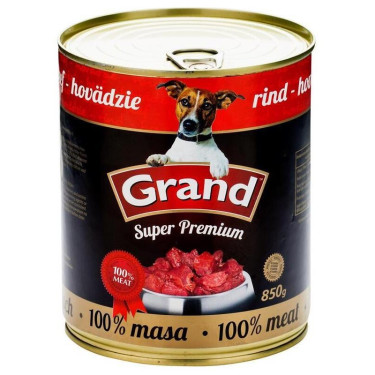 GRAND SuperPremium pro psa, hovězí - 850g  