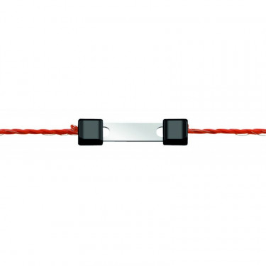Litzclip®, spojka na lanko 3 mm, rovná, nerez, 10 ks  