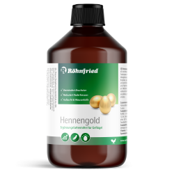 HENNENGOLD – doplněk krmiva pro silná vejce a zdravé peří, 1000 ml