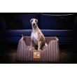 CROCODOG STRIPED PET BED - vysoký
